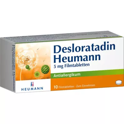 DESLORATADIN Heumann 5 mg comprimidos recubiertos con película, 10 uds