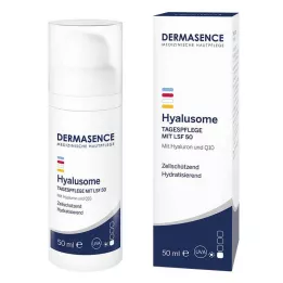 DERMASENCE Emulsión de día Hyalusome LSF 50, 50 ml