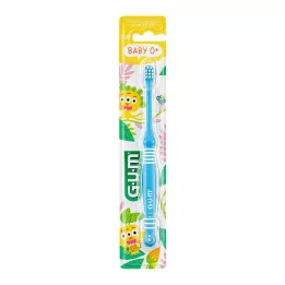 GUM Cepillo de dientes para bebés de 0 a 2 años, 1 ud
