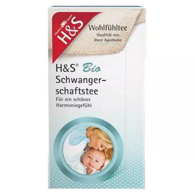 H&amp;S Bolsa de filtro de té ecológico para embarazadas, 20X2 g