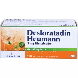 DESLORATADIN Heumann 5 mg comprimidos recubiertos con película, 100 uds