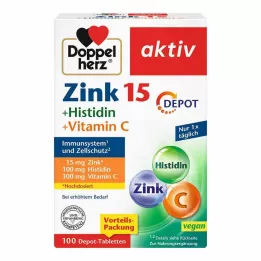 DOPPELHERZ Zinc+Histidina Depot Comprimidos activos, 100 unid