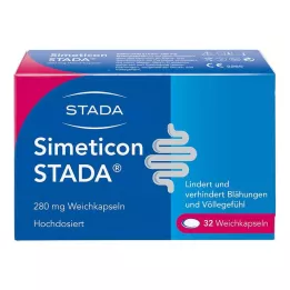 SIMETICON STADA 280 mg cápsulas blandas, 32 uds