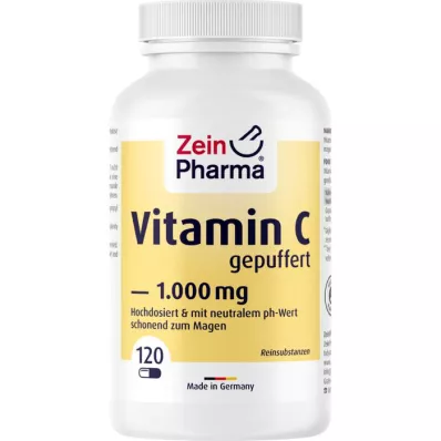 VITAMIN C KAPSELN 1000 mg tamponados, 120 uds