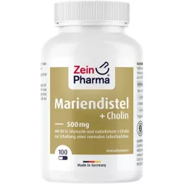 MARIENDISTEL+CHOLIN Cápsulas 80% silimarina, 100 uds
