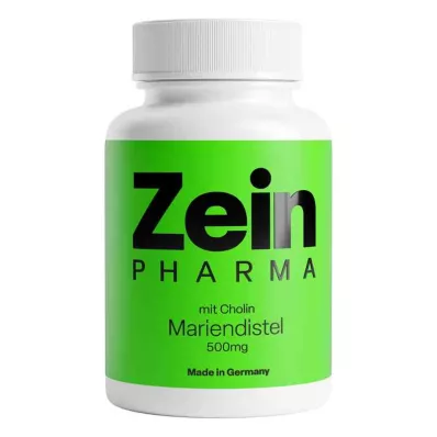 Cardo mariano 500mg con colina de ZEINpharma (100 piezas)