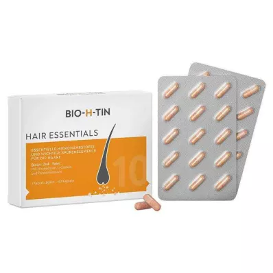 BIO-H-TIN Cápsulas de micronutrientes Hair Essentials, 30 uds