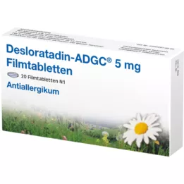 DESLORATADIN ADGC 5 mg comprimidos recubiertos con película, 20 uds