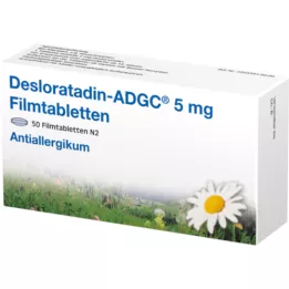 DESLORATADIN ADGC 5 mg comprimidos recubiertos con película, 50 uds