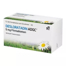 Desloratadina-ADGC 5 mg comprimidos recubiertos con película, 100 st