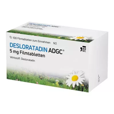 Desloratadina-ADGC 5 mg comprimidos recubiertos con película, 100 st
