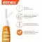 ELMEX Cepillos interdentales ISO tamaño 1 0,45 mm naranja, 8 uds