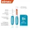 ELMEX Cepillos interdentales ISO tamaño 3 0,6 mm azul, 8 uds