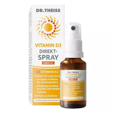 Dr. Theiss Vitamina D3 Spray directo, 20 ml