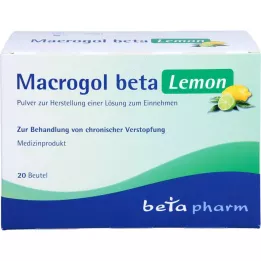 MACROGOL beta Limón Solución oral, 20 uds