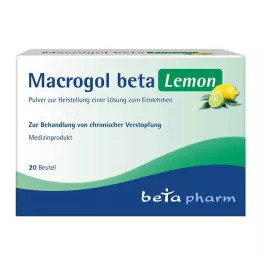 MACROGOL beta Limón Solución oral, 20 uds