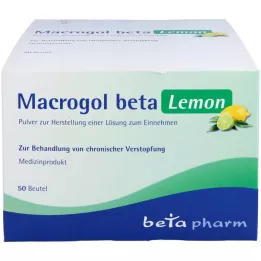 MACROGOL beta Limón Solución oral, 50 uds