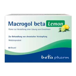 MACROGOL beta Limón Solución oral, 50 uds