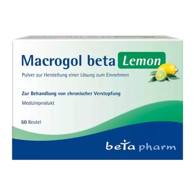MACROGOL beta Limón Solución oral, 50 uds