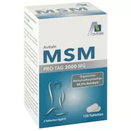 MSM 2000 mg comprimidos, 120 uds
