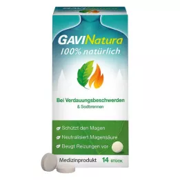 Pastillas GAVINatura para la indigestión &amp; acidez estomacal, 14 piezas