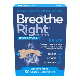 BESSER Parche nasal Breathe Breathe Right, beige grande, 30 uds