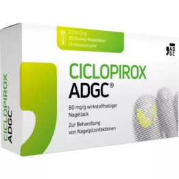 CICLOPIROX ADGC 80 mg/g ingrediente activo esmalte de uñas, 3,3 ml
