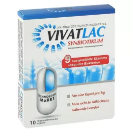 VIVATLAC SYNBIOTIKUM cápsulas con recubrimiento entérico, 10 unidades
