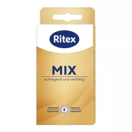 RITEX Preservativos mixtos, 8 unidades