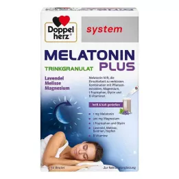 DOPPELHERZ Melatonina Plus Trinkgranulat sistema Btl, 30 uds