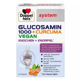 DOPPELHERZ Glucosamina 1000+Curcuma vegana syst.Kps., 60 uds