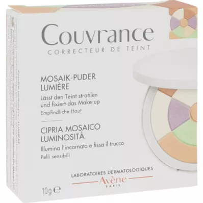 AVENE Couvrance Mosaic Polvo luminoso con esponja, 10 g