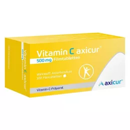VITAMIN C AXICUR 500 mg comprimidos recubiertos con película, 100 uds