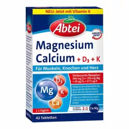 ABTEI Magnesio Calcio+D+K Comprimidos, 42 uds