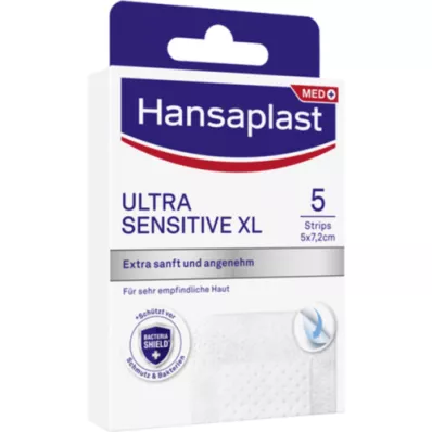 HANSAPLAST Apósito Ultra Sensible 5x7,2 cm XL, 5 uds