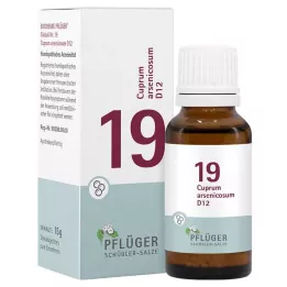 [19 cuprum arsenicosum D 12 glob., 15 g