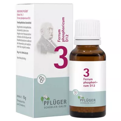 [3 ferrum phosphoricum D 12 glob., 15 g