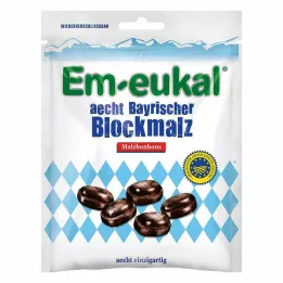 EM EUKAL aecht Bayrischer Blockmalz caramelos de malta, 100 g