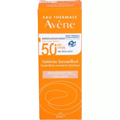 AVENE Fluido solar SPF 50+ tintado, 50 ml