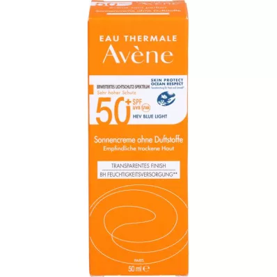 AVENE Crema solar SPF 50+ sin perfume, 50 ml