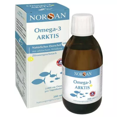 Norsan Omega-3 Ártico con vitamina D3 líquido, 200 ml