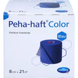 PEHA-HAFT Color Fixierb.latexfrei 8 cmx21 m azul, 1 ud
