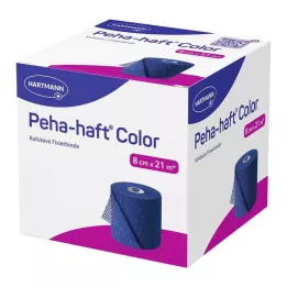 PEHA-HAFT Color Fixierb.latexfrei 8 cmx21 m azul, 1 ud