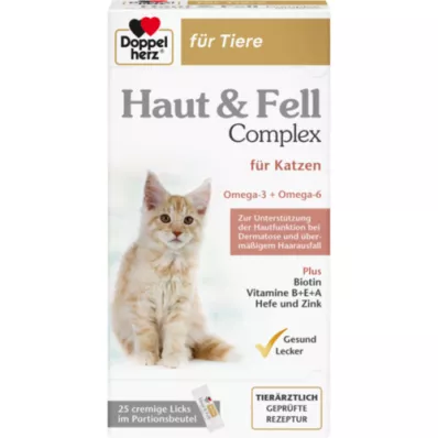 DOPPELHERZ para piel de animales&amp;Fur Compl.Port.B.f.Cat., 25 uds