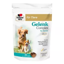 DOPPELHERZ para Animales Joint Complex Masticables para Perros, 30 uds