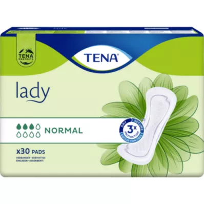 TENA LADY plantillas normales, 30 unidades