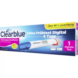 CLEARBLUE Test de Embarazo Ultra Early Test Digital, 1 ud