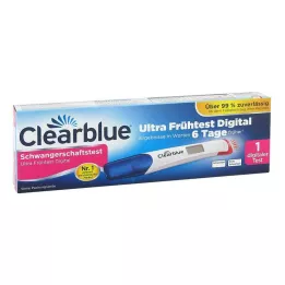 CLEARBLUE Test de Embarazo Ultra Early Test Digital, 1 ud