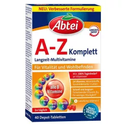 ABTEI Comprimidos completos A-Z, 40 uds