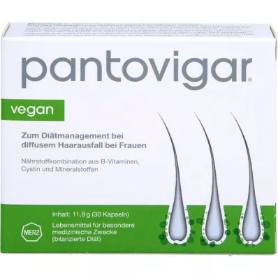 PANTOVIGAR cápsulas veganas, 30 unidades